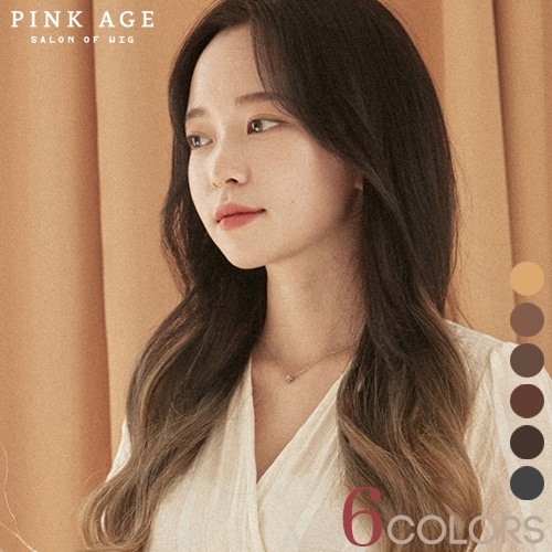 ウィッグ オープン ハーフウィッグオンブレ レイヤード ソフト ウィンドパーマ ロングウェーブ(モースト原糸)WIG 簡単着用 ミディアムロング ファッションウィッグ デイリーウィッグ