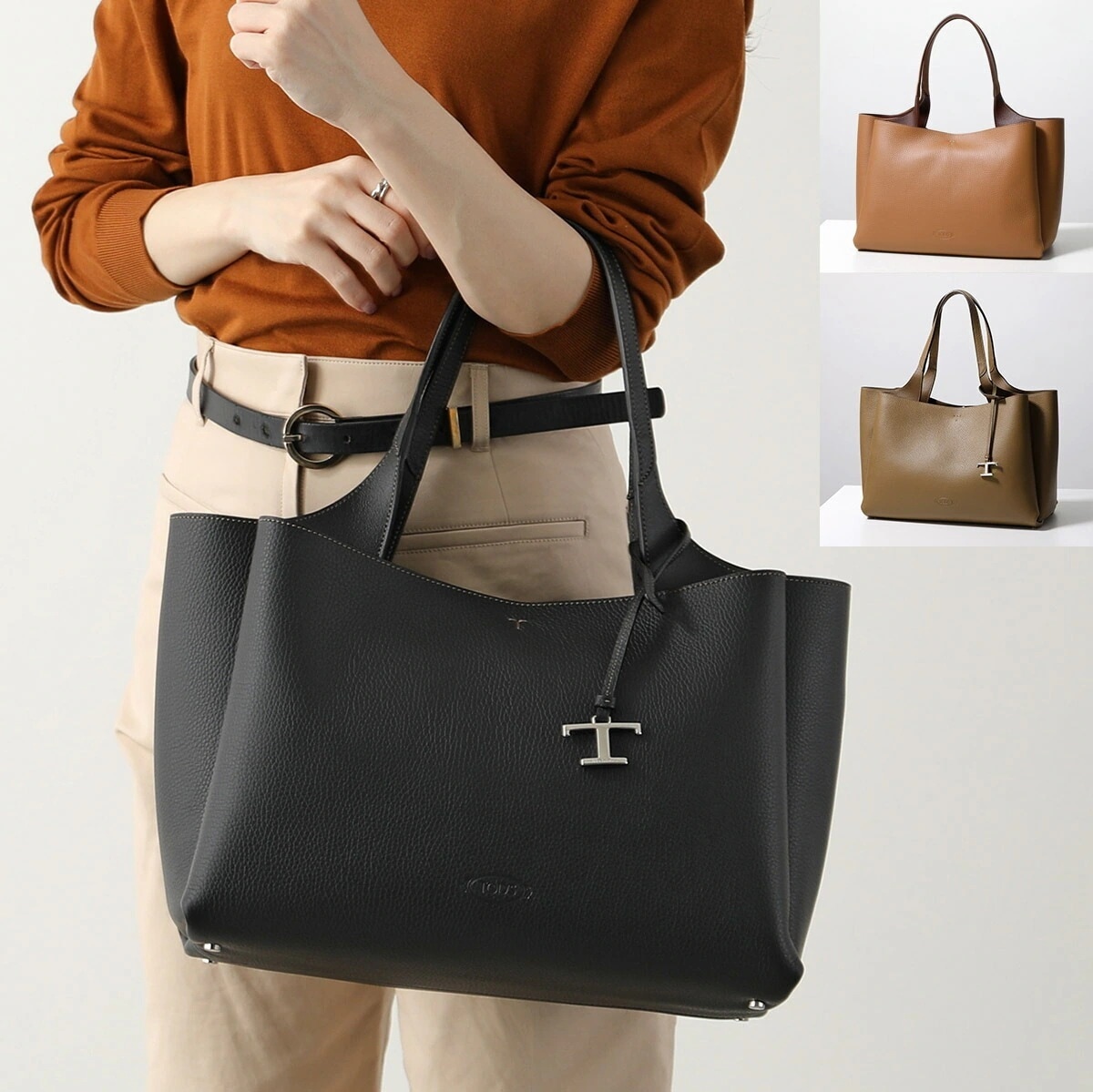 TODS トッズ トートバッグ XBWAPAF9300QRI レディース T TIMELESS Tタイムレス レザー ミディアム 鞄 カラー6色 XBWAPAF9300QRIB999 117,882円