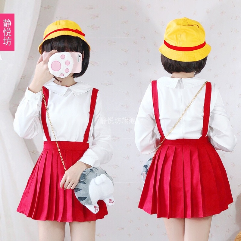 ちびまる子ちゃんの日本版コスプレ子供服アニメcos女子学生制服可愛い子供服スカート