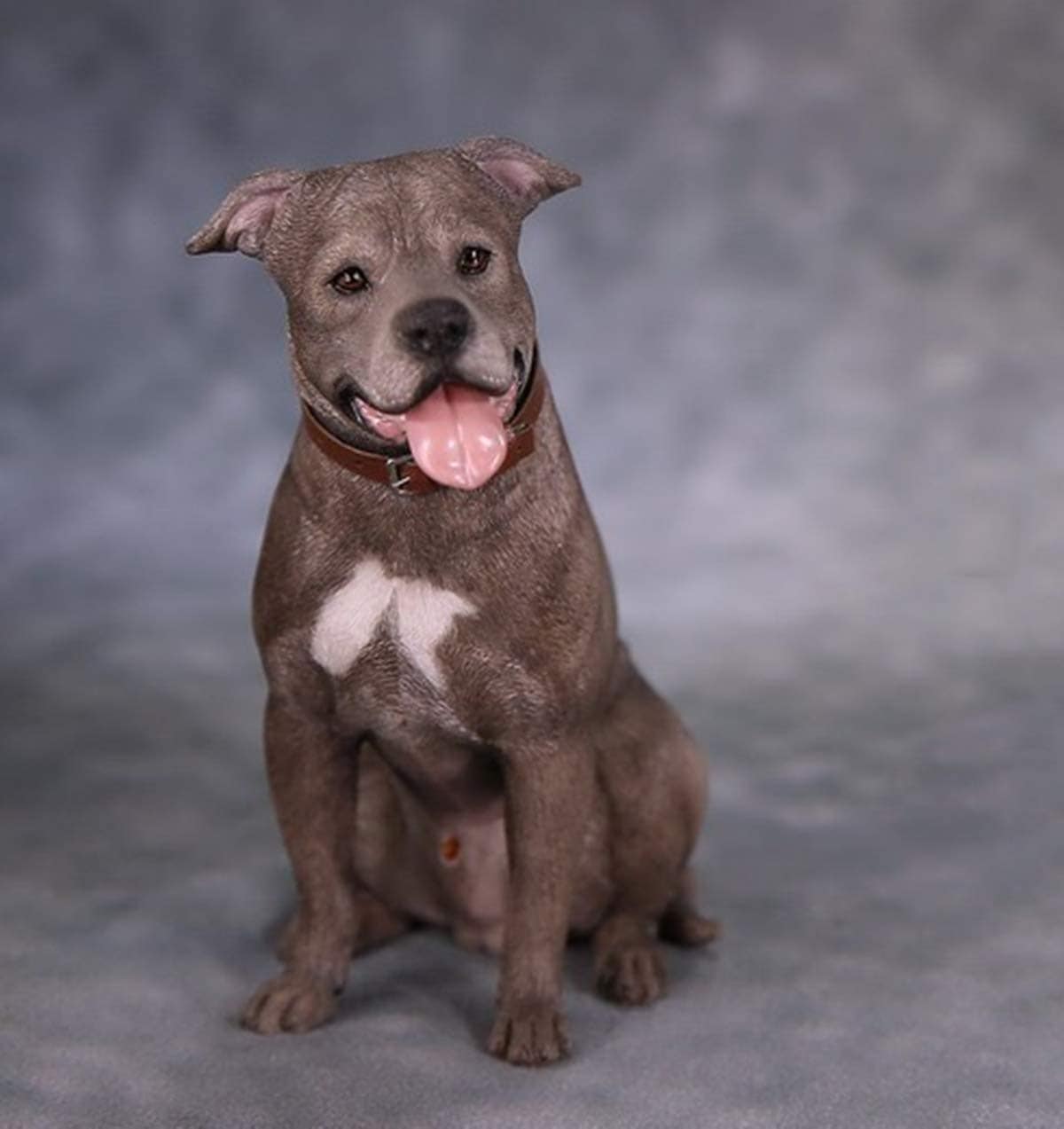 Mr.Z 1/6 サイズ アメリカンスタッフォードシャー・テリア アムスタフィー 犬 動物 リアル フィギュア PVC プラモデル おもちゃ 模型 プレゼント プレミアム 18.5cm級 オリジナル