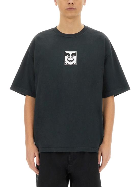 OBEY Men T-Shirts 167924152 PIGMENTTRUEVINTAGEBLACK
