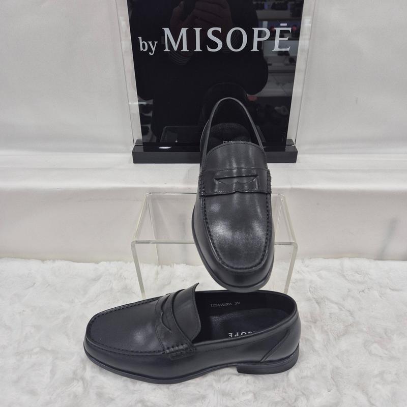 By 男性 クラシック ペニー ローファー 122HT419SS201 BLACK 2 JJ