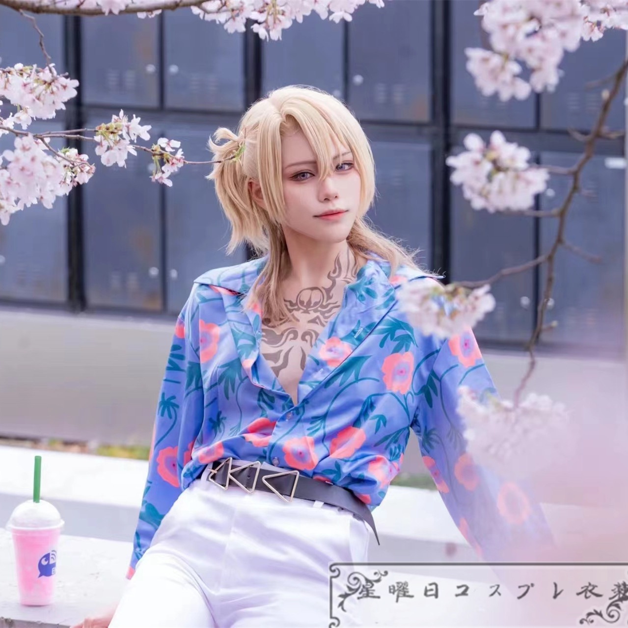 VTuber にじさんじ バーチャルライバー Luca ルカ カネシロ Sakura Bloom コスプレ衣装 コスチューム ハロウィン 変装 仮装品質良い 店舗お勧め
