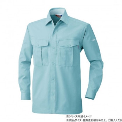 桑和 4115 長袖シャツ 6Lサイズ パウダB(204)