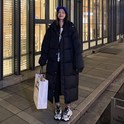 中綿コート レディース 秋冬 防寒 ロングコート アウター ベンチコート 冬服 オーバーサイズ 大きめ ゆったり感 ポケット付き フード付き 撥水 厚手 おしゃれ あったか おしゃれ 韓国風 ブラック