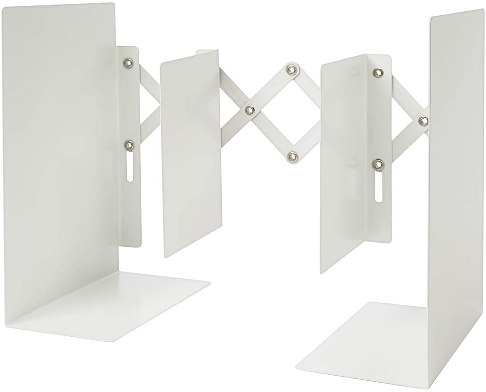 （まとめ買い）ブックエンド ホワイト ALB-77-W [x3] 7,287円