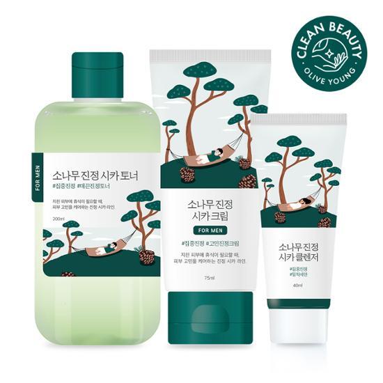 フォーメン 松の木 鎮静 トナー/クリーム 2点セット(+クレンザー 40ml 贈呈)
