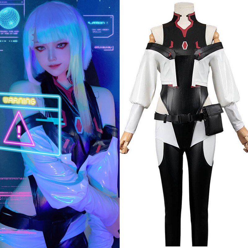 変装 仮装 ハロウィン イベント コスチューム コスプレ衣装 ルーシー Lucy サイバーパンクエッジランナーズ Edgerunners Cyberpunk スーツ ハロウィン 2025年新作入荷コス
