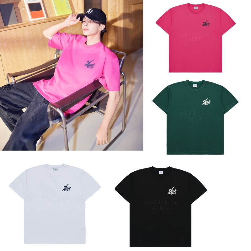【SEVENTEENジョンハン着用】BIG LOGO 2 PRINTING SHORT SLEEVE T-SHIRT オーバーサイズ半袖Tシャツ