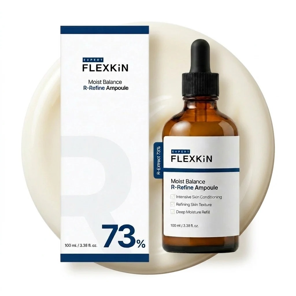 【全品10%OFF】モイストバランス R-リファインアンプル 100ml l 韓国コスメ l ダマスクローズウォーター73％ l 済州カタツムリ分泌液ろ過物 l ムチンコンプレックス原料
