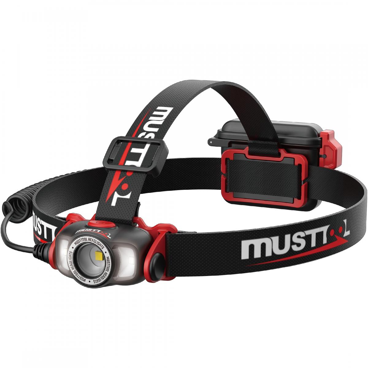 Must Tool マストツール MHL-FW500RD ハイブリッドヘッドライト フラットビーム サブライト白 充電池付属