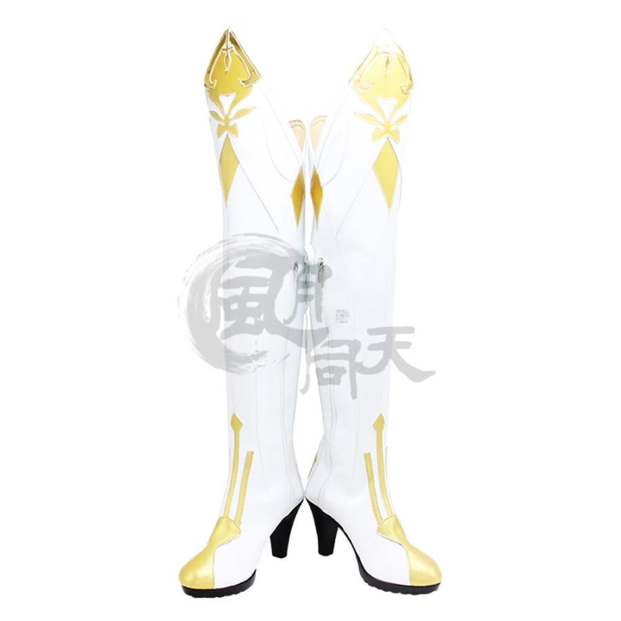 2枚購入で1OO円OFF 激安販売 変装 仮装 ハロウィン コスプレブーツ コスプレ靴 ジン・グンヒルド 西騎士団 げんしん 原神