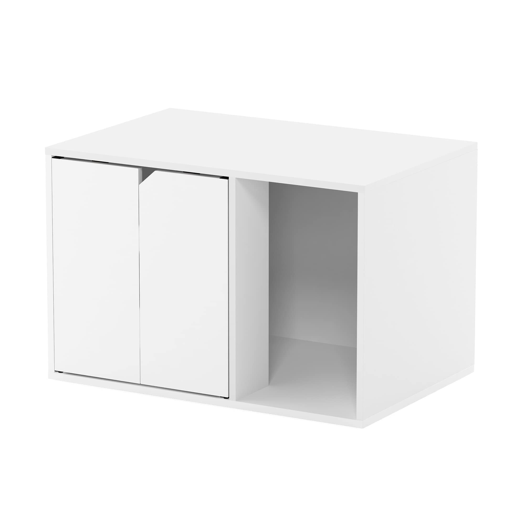 送料無料 フリノ(Furinno) ペリ(Peli) ペット用トイレボックス ソリッドホワイト スモール