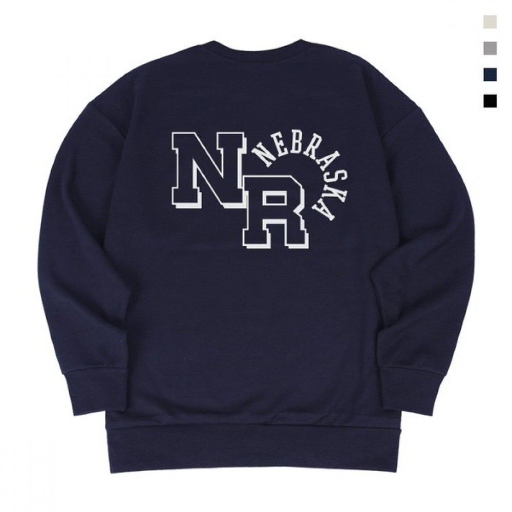 (Paul & Paul) ネブラスカ起毛オーバーフィットユニセックススウェットシャツ