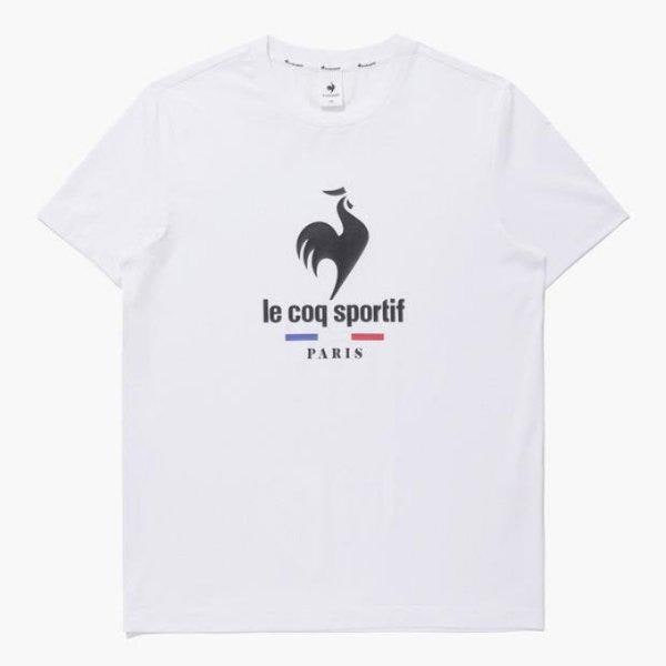 半袖Tシャツ JQS QQ123TRS31-WHT ロゴ ポリッシングシングル 半袖Tシャツ / WHITE