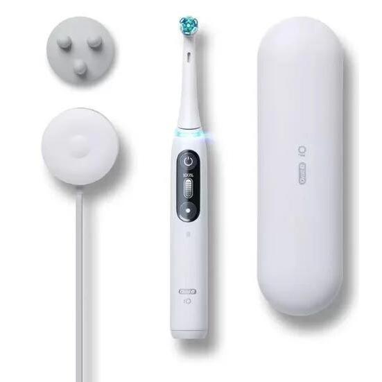 ブラウン オーラルB 電動歯ブラシ iO7 ホワイトBRAUN oral-B　iOシリーズ 回転式電動歯ブラシ 充電機能トラベルケース付き充電式