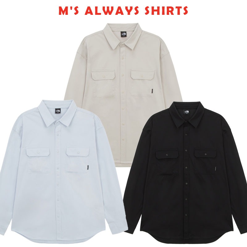 韓国正規品保証 関税負担なしNH8LR56A MS ALWAYS SHIRTSデイリー 基本 着装 男子 女子 人気 韓国 ファッション 男女共用 アウトドア