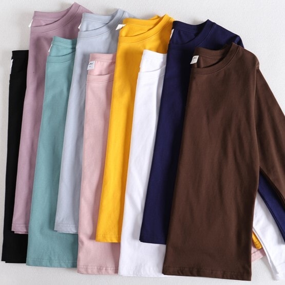 トップス Tシャツ カットソー 袖あり 長袖 ラウンドネック ストレート Iライン 薄手 かわいい 大人可愛い きれいめ シンプル カジュアル 大人 おしゃれ お洒落 大人可愛い 大人女子 こなれ感