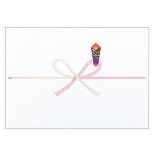 （まとめ） 寿堂 祝のし紙 花結 A4 コピー用FSC森林認証紙 55703 1パック（100枚） 5セット