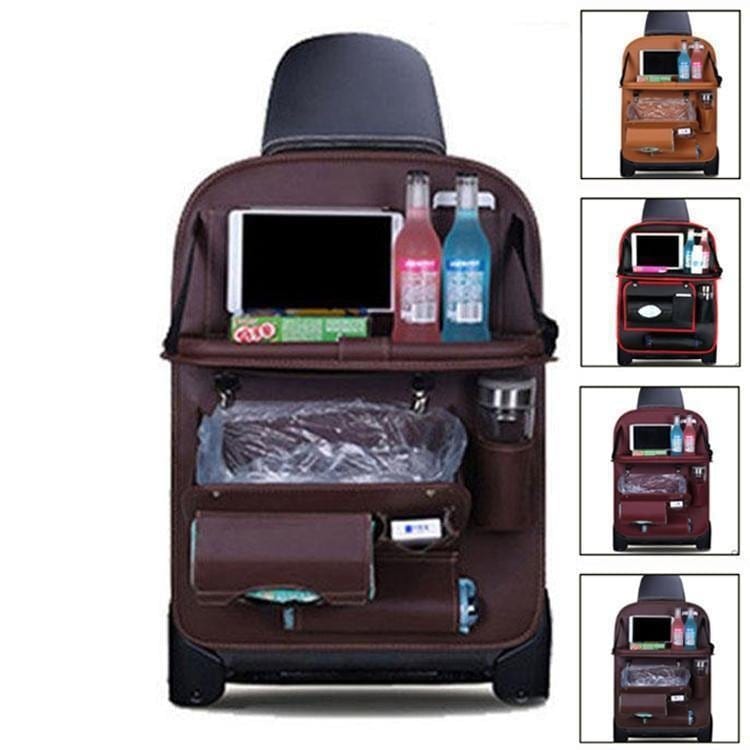大人气車収納 後部座席 シートバッグ シートポケット カー用品 車載 小物入れ マルチポケット 大容量 ホルダー 車用収納バッグ ティッシュケース 汎用