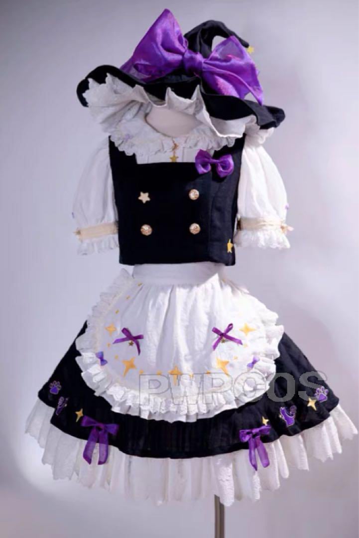 魔理沙コスプレ衣装 変装 コスチューム ハロウィン 仮装 イベント パーティー お祭り