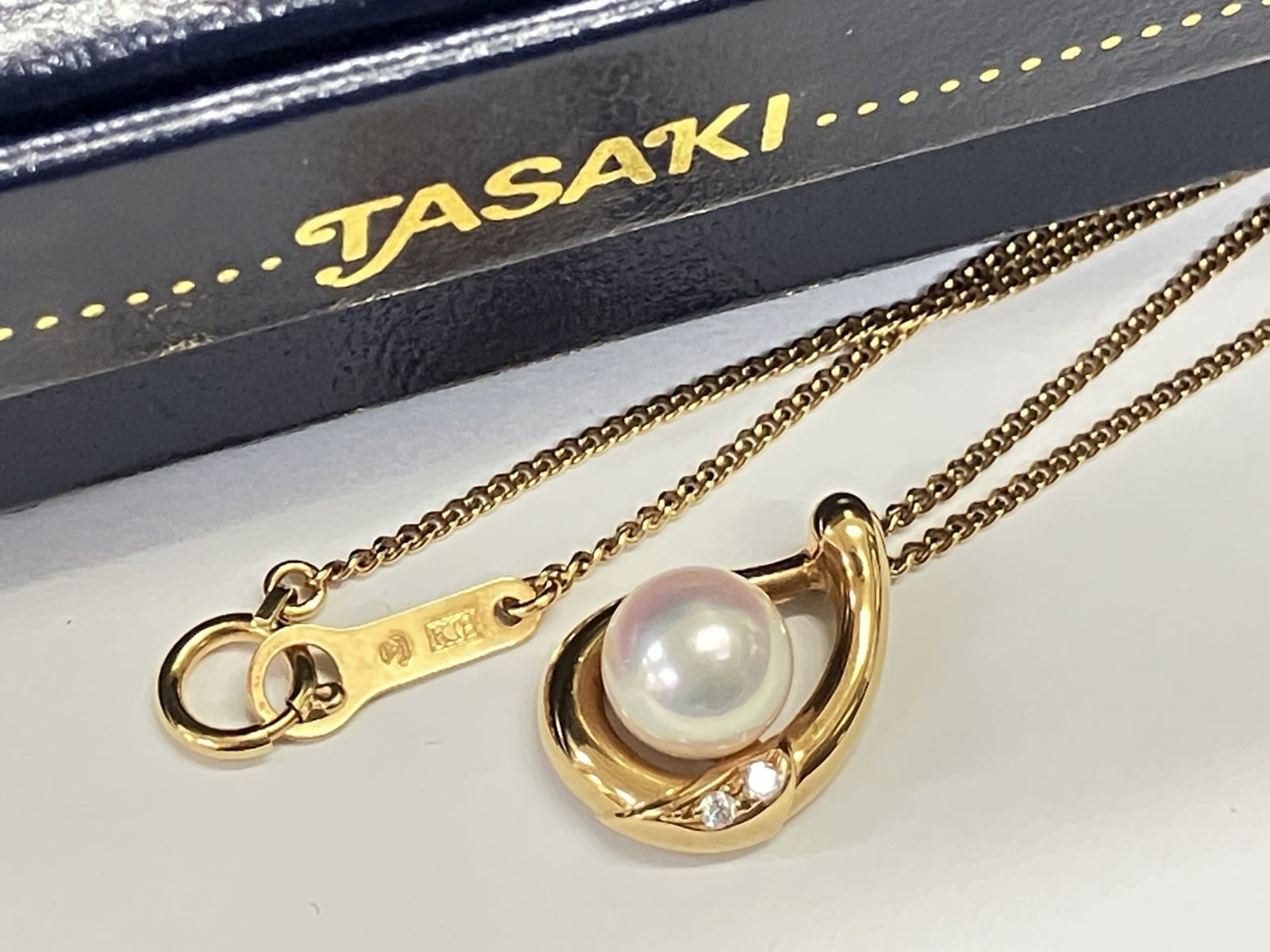 ネックレス K18ゴールド/パール ゴールド K18刻印【中古】 レディース