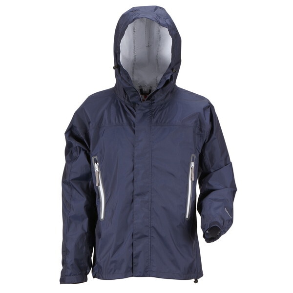 7710 KJレインパーカー ネイビー L