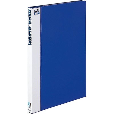 他サイト： ネガアルバム B4 35mm7段ネガポケット 両面クリヤー 青 コクヨ ｱ-202Bの商品画像