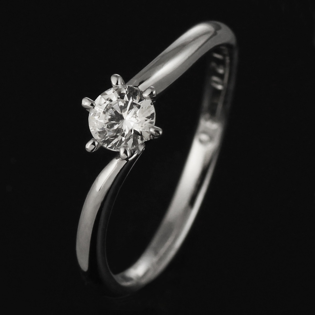 刻印無料婚約指輪 エンゲージリング ダイヤモンド プラチナ リング ソリティア 一粒 楽ギフ_包装02P26Mar16