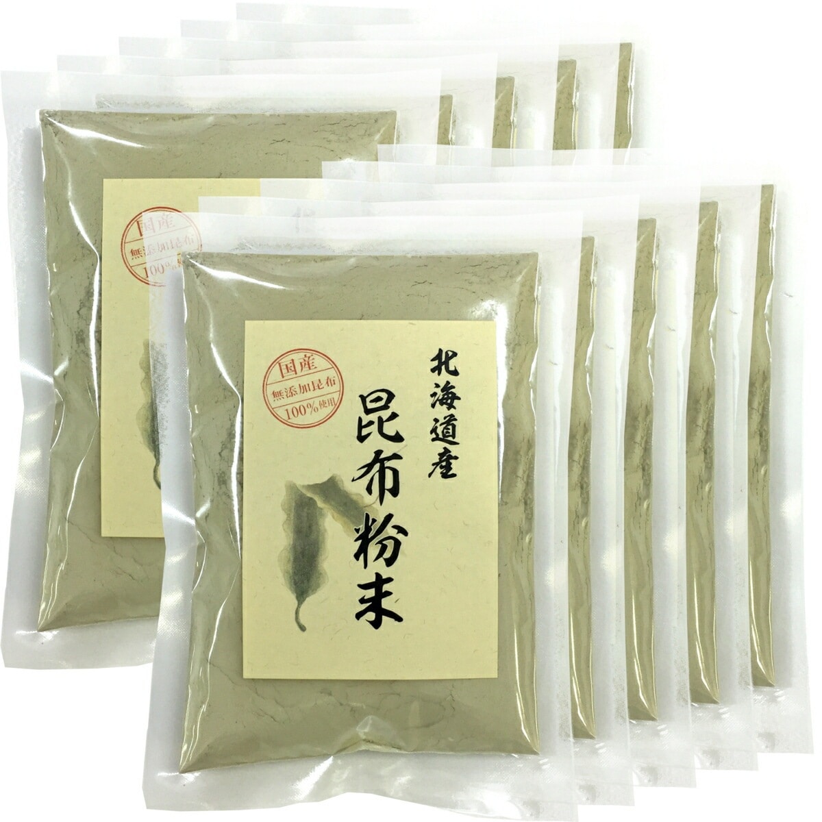 国産100% 昆布粉末 100g10袋セット 北海道産 無添加 ノンカフェイン こんぶ粉末 コンブ 健康茶 妊婦 昆布茶 ダイエット 粉末 セット ギフト プレゼント お年賀 御年賀 プチギフト お