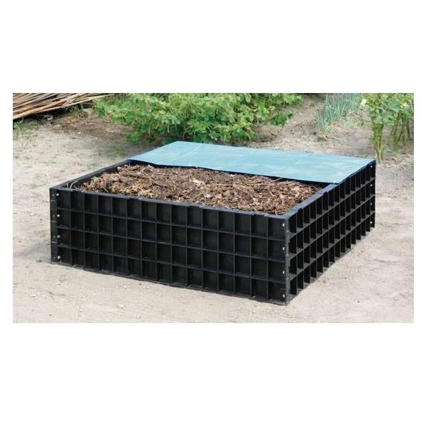 サンポリ　堆肥枠 A-12 角型 容量550リットル【組立式】 たいひわく