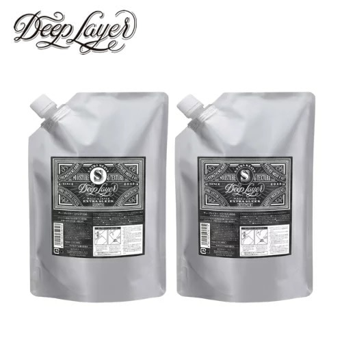 ディープレイヤー エクストラスリークシャンプー750ml＆トリートメント750g 詰替えセット Deep Layer ビーエックス b-ex レフィル