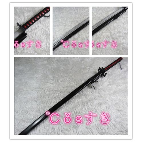BLEACH 黒崎一護 くろさき いちご 天鎖斬月 斬魄刀 木質 風 コスプレ道具 小物 アイテム cosplay イベント アニメ コスチューム 変身 変装 仮装 パーティー-49