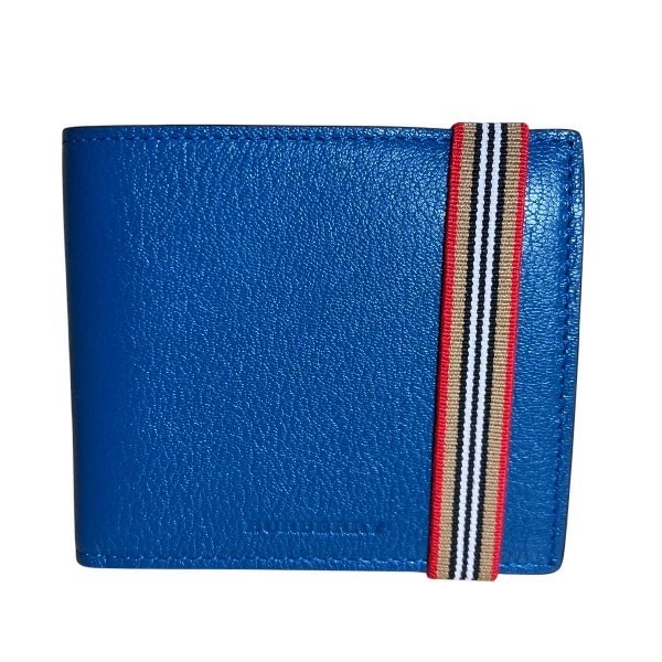 バーバリー レザー お札入れ カードケース 2つ折り財布 ユニセックス 【中古】