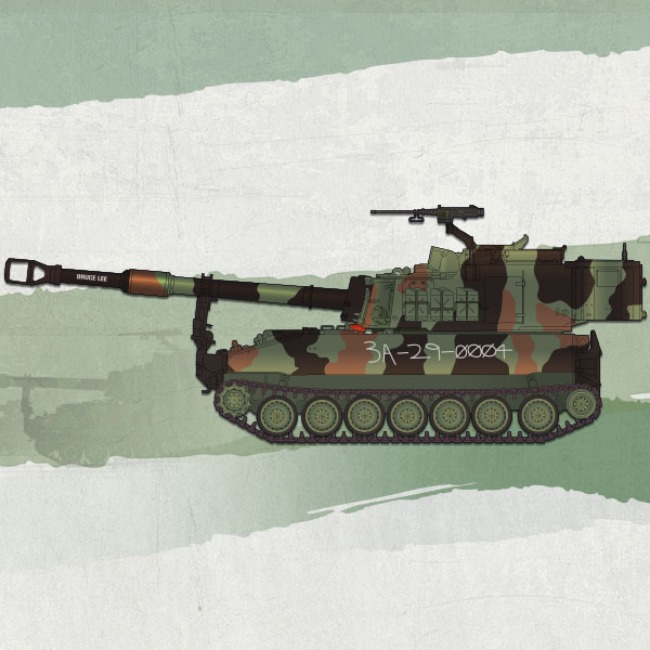 【1/35スケール】米国. 陸軍M109A6自走榴弾砲「パラディン」, アカデミー#13515