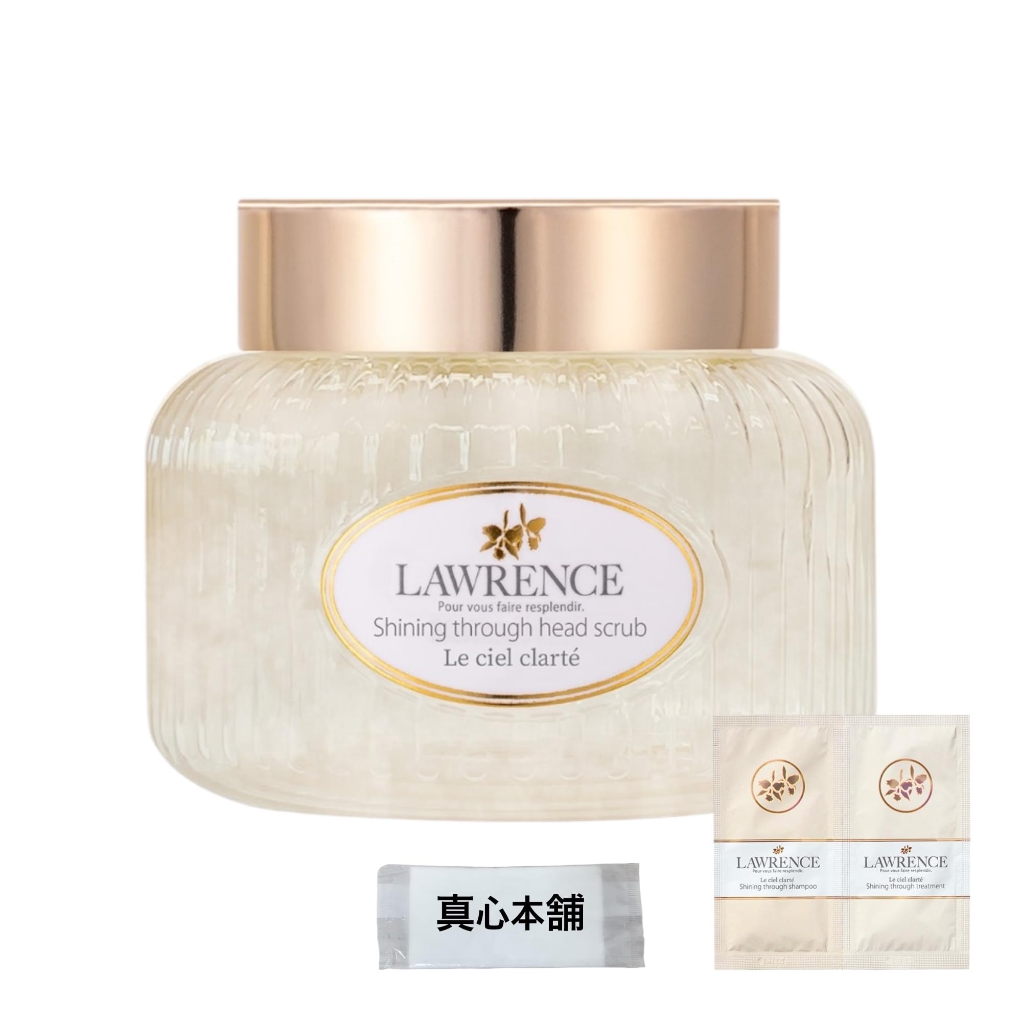 ロウレンス シャイニングスルーヘッドスクラブ ルシェルクラーテ 250g おまけ付き 泡立つヘッドスクラブ 頭皮ケア シャンプー不要 5,108円
