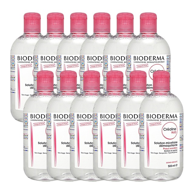 ビオデルマ クレアリヌ（サンシビオ）Ｈ２Ｏ 500ml x 12 仕入れ お得な12個セット