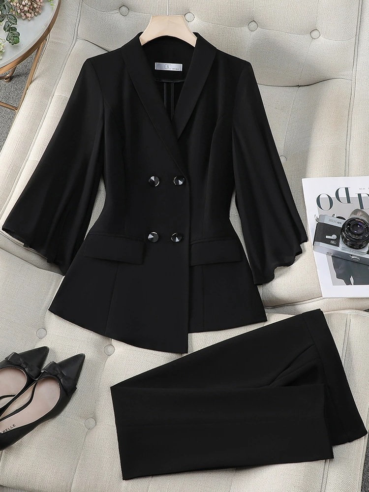 女性用 スーツ セットアップ 夏物 ビジネス ファッション デザイン シンプル 正装 職業用