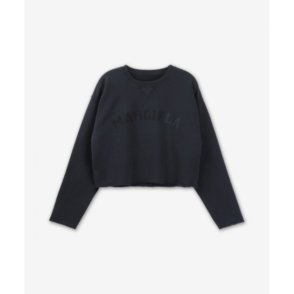 メゾンマルジェラロゴスウェットシャツ-ヴィンテージブラック/S51GU0134S25570960