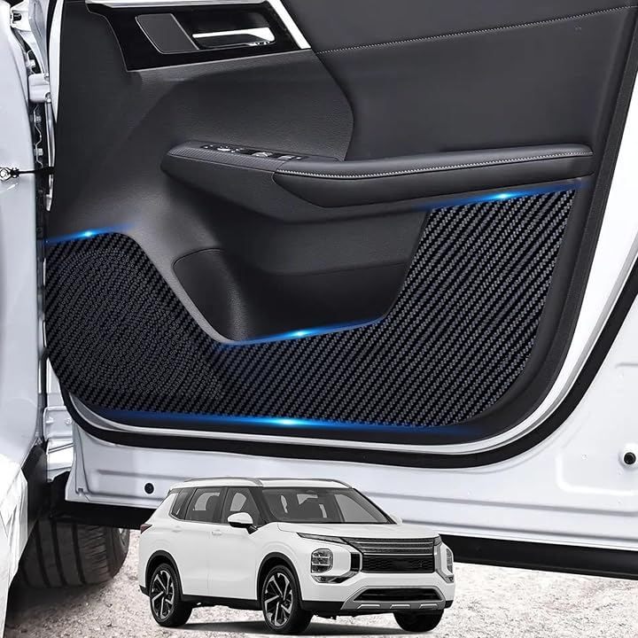 フーディドアキックガード アウトランダー専用 OUTLANDERPHEV 3代目 GN0W GN系 2021年12月～ 車用ドアキックガード 新型ドアキックマット (OUTLANDER)