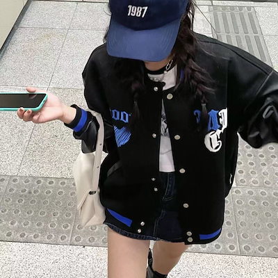 Qoo10] アウター レディース スタジャン 韓国フ : レディース服