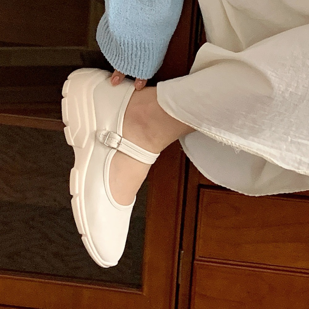 身長アップ Velcro スニーカー 履きやすい シューズ ウェッジ メリージェーン ローファー ヒール スニーカー