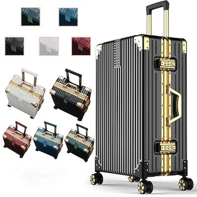 スーツケース 小さい清新 可愛い 韓国 キャリーケース超軽量静音ユニバーサルホイール 女性の カップホルダー付きスーツケース 大容量スーツケース