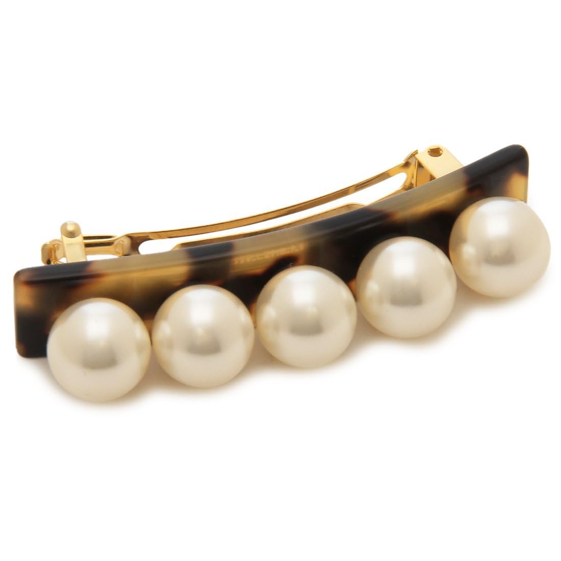 [アレクサンドルドゥパリ]ヘアアクセサリー タイムレス バレッタ 髪留め ブラック オレンジ レディース ALEXANDRE DE PARIS AA61691905 W [並行輸入品]