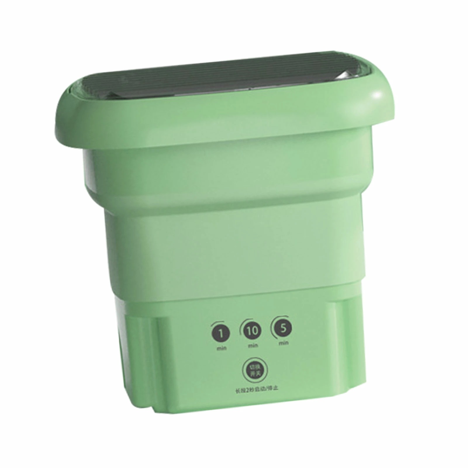 ポータブル洗濯機 折りたたみ式ミニ小型ポータブル洗濯機洗濯機 アパート キャンプ RV 旅行 ブルーライト洗濯ソックス 下着用 (緑)