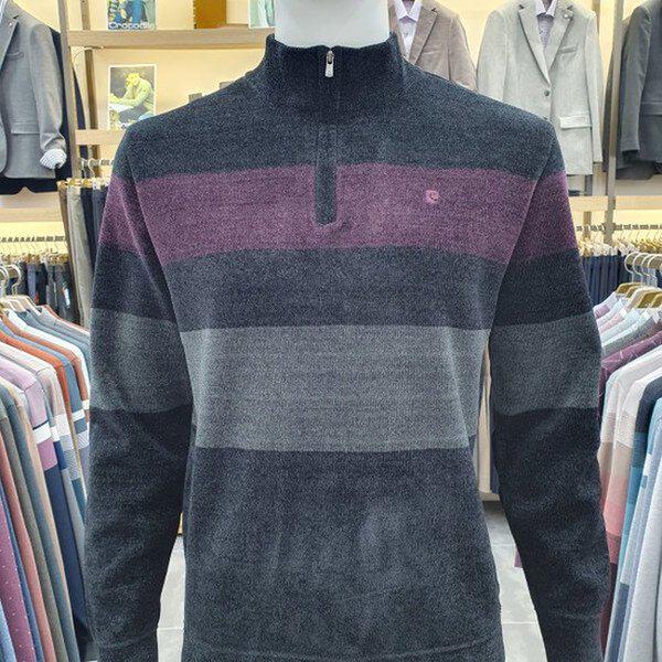 冬の新作 シェニール ハーフジップ ベルベットボンディングPOKR4903993_SH