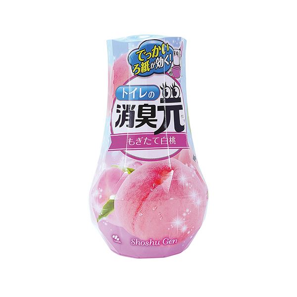 （まとめ）小林製薬 トイレの消臭元 もぎたて白桃400ml 1個[x10セット]