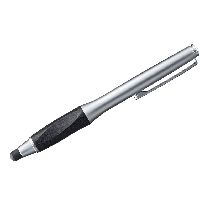（まとめ買い）交換用先端ゴム5個入りタッチペン シルバー PDA-PEN37SV [x3]