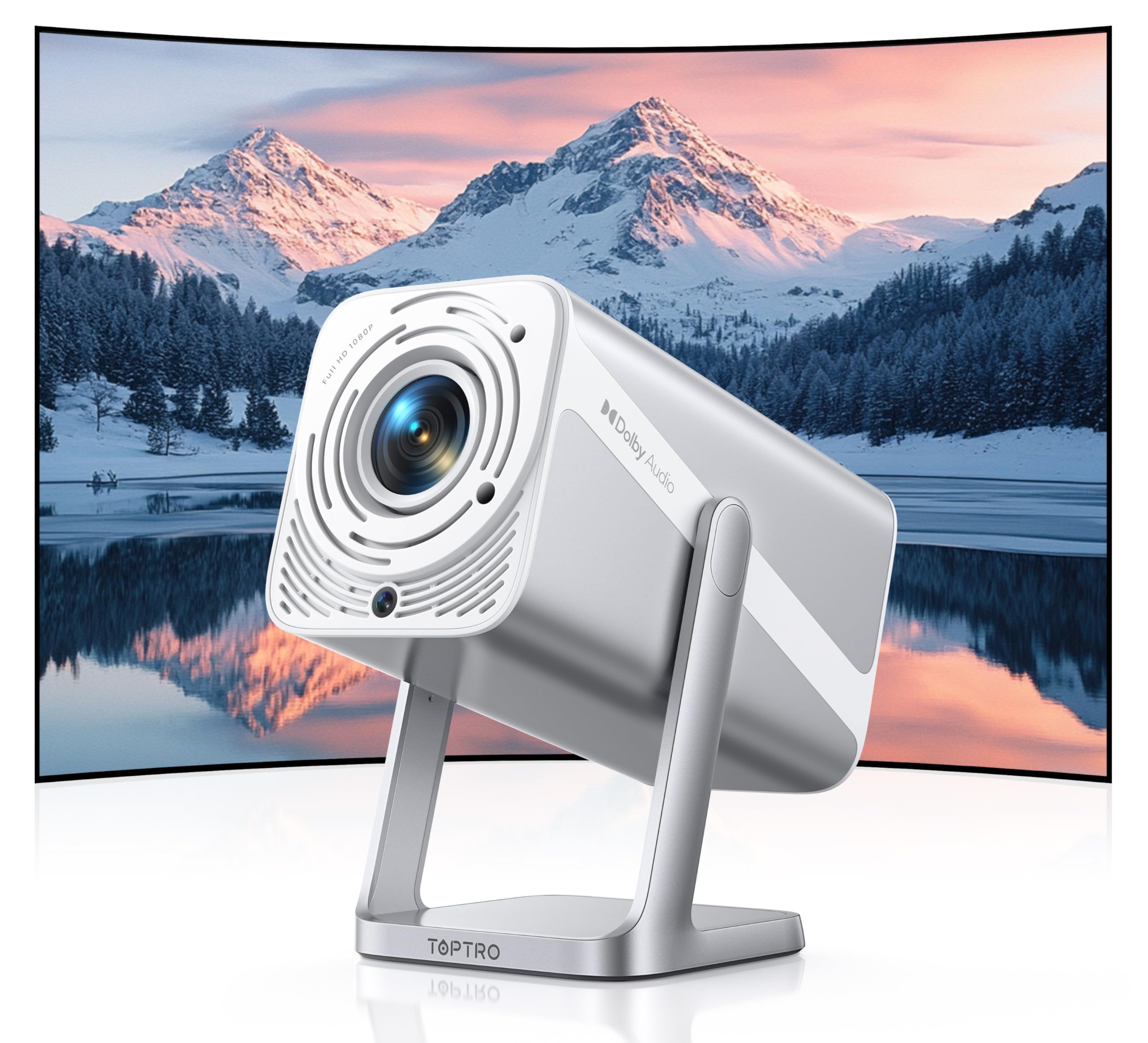 プロジェクター 家庭用【Netflixライセンス&20WDolby対応】750ASNI 高輝度［AI自動フォーカス＆自動台形補正］プロジェクター 4K 内蔵 Netflix/YouTube/Prime