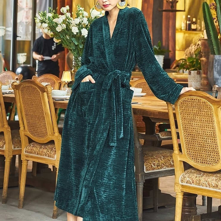 ルームウェア パジャマ 部屋着 寝巻き ナイトウェア ガウン ミモレ ミモレ丈 ロング ロング丈 マキシ マキシ丈 袖あり ワイド Iライン カジュアル 大人 上品 おしゃれ お洒落 かっこいい